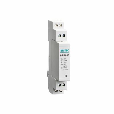 Pelindung Lonjakan Arus Data BRPI-2L dengan Desain Steker Pelindung 5kA dan Jalur Sinyal Lebar Pita 10Mbps SPD