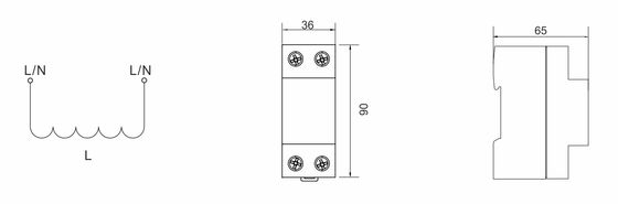 BRCI-63 induktansi decoupling Induktansi decoupling Koordinator Petir Decoupler
