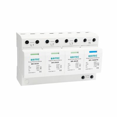 BR-50GR 3+1 OEM ODM spark gap 50ka Surge Protective Device Low Voltage Electrical Class 1 Surge Arrester type 1 spd Surge Protective Devices type 1 SPD Low-Voltage LV Jaringan distribusi listrik