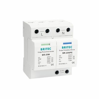 BR-25M 320 3+1 Perangkat Perlindungan Tambahan Listrik Sistem Perlindungan Tambahan Listrik Perangkat Perlindungan SPD Suppressor Tambahan Listrik Industri