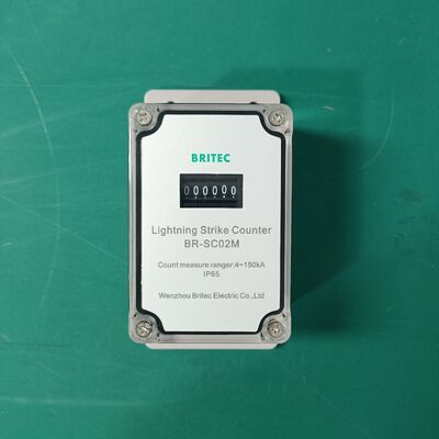 BR-SC02M Petir Hit Counter Petir Perlindungan mekanik Petir Hit Digital Surge Counter Surge current counter