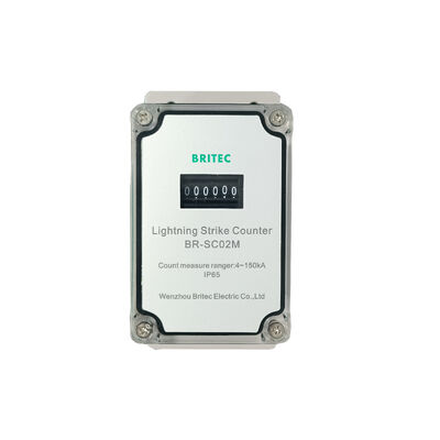 BR-SC02M Petir Hit Counter Petir Perlindungan mekanik Petir Hit Digital Surge Counter Surge current counter