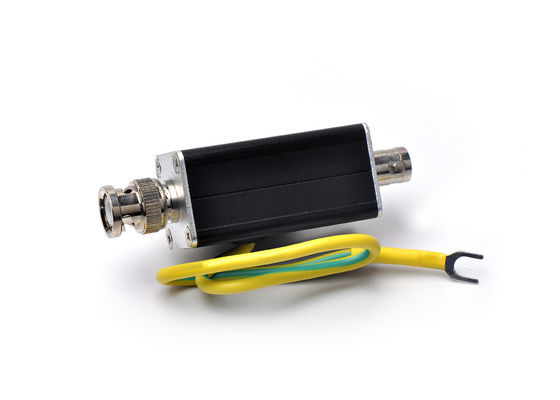 Aluminium Alloy BNC Surge Protector Sesuai dengan IEC 61643-21 untuk CCTV Lightning Protection