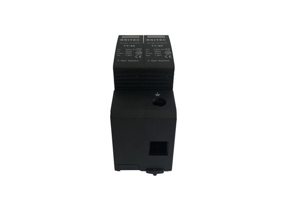 Type 2 Pluggable 2P Modular Surge Arrestor 320V 40KA Perangkat Perlindungan Surge