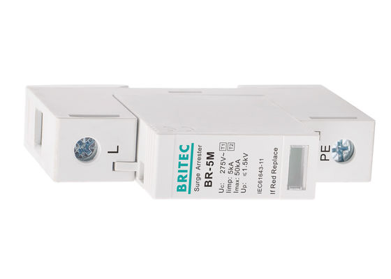 SPD 275V AC Tegangan Rendah 5kA Power Surge Arrester Surge Arrestor