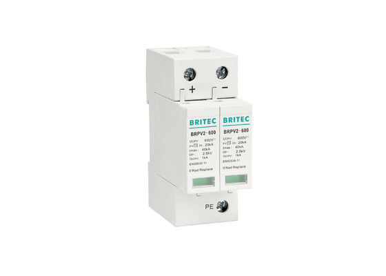 Solar Surge Protector PV Lightning Protection 600v DC Surge Arrester Lightning Arrestor