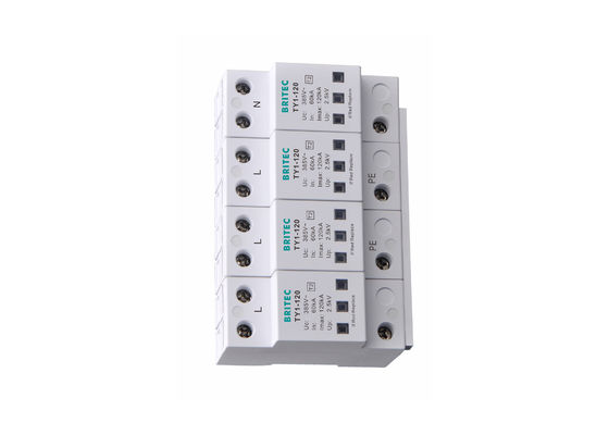 IEC61643-11 120ka 3 Phase MOV Perangkat Perlindungan Lonjakan Daya SPD