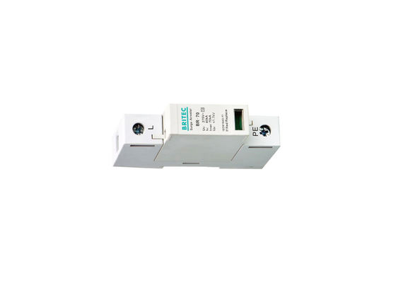 Modul Pluggable Single Phase Tipe 2 Perangkat Perlindungan Surge Arrester Surge Tiang Tunggal
