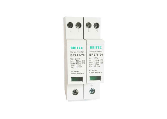 275 V Surge Protective Device Tipe 3 Lightning Surge Arrester Tiga Fase