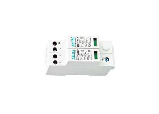 Type 2 + Type 3 AC Surge Protector 4 Pole Imax 40kA Dengan Indikasi Jarak Jauh