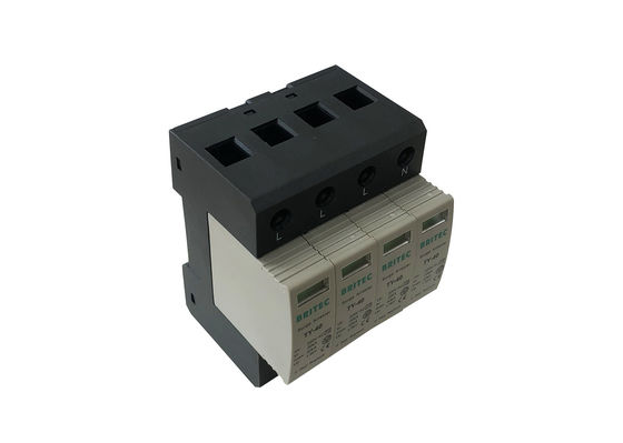 AC 4P Surge Suppressor 40KA Surge Protection House Petir Perlindungan Arrester