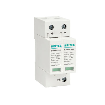 Perangkat perlindungan lonjakan BRPV3-1000GD GDT 1000V Solar Dc Spd PV