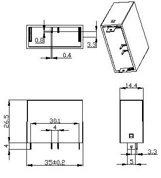 BRPV - 20RS 500V DC Perangkat Perlindungan Lonjakan PCB Mount SPD