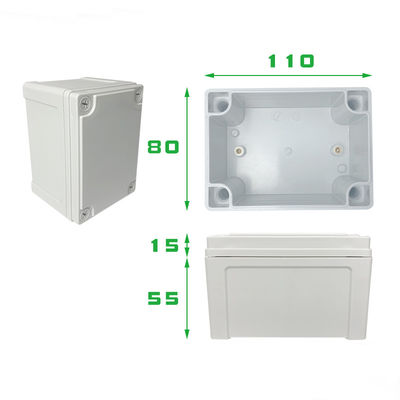 TY-8011070 110 Ukuran IP66 Junction Enclosure Box Plastik ABS Listrik Tahan Air
