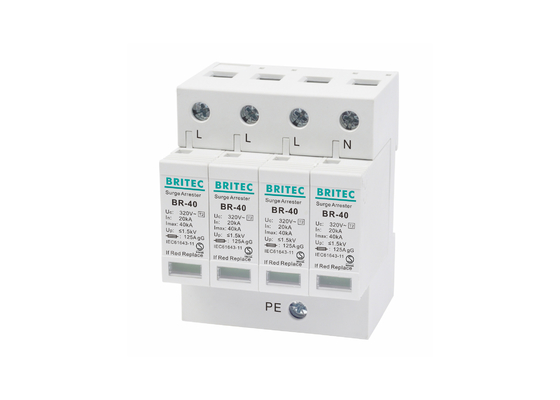 40ka Surge Protector Perangkat AC Over Voltage Petir Arrestor
