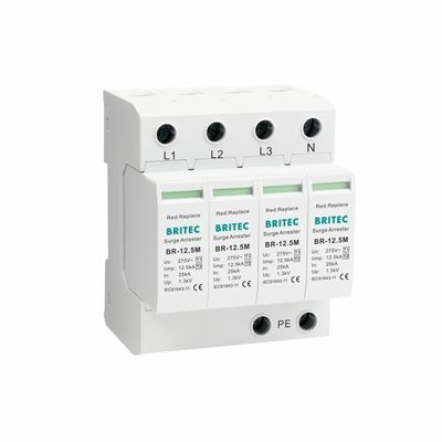 BR-12.5M 4P Tipe 1 Surge Protection Device Spd Surge Protector ac tipe 1 12.5ka spd tipe 1 spd Überspannung 12.5ka surge suppressor Perangkat perlindungan surge industri