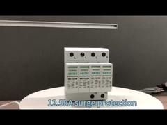 BR-12.5M 4P Kelas 1 Tipe Surge Perlindungan Perangkat penangkal petir Perlindungan Surge Petir