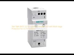 5kA 10kA 8VDC CCTV Lightning Arrester SPD with Multi-stage Protection for CCTV Systems